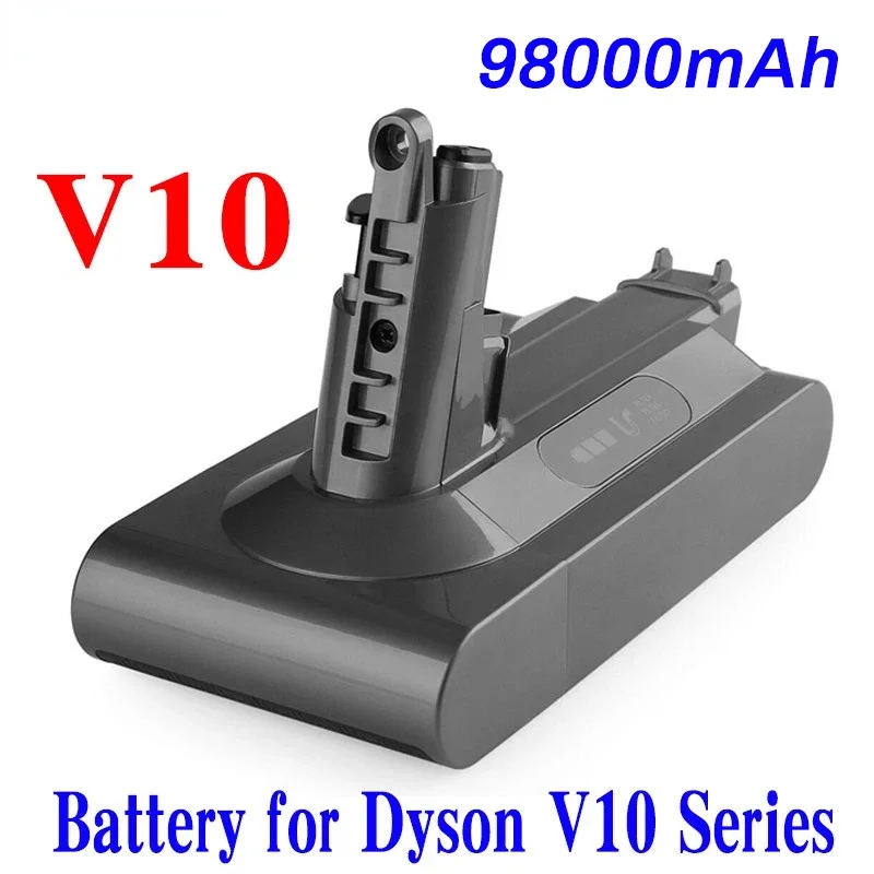 100% сменный литиевый аккумулятор 25,2 В 98000 мАч для пылесоса Dyson циклон V10 Абсолютный SV12 V10 Пушистый V10 Изображение 0 