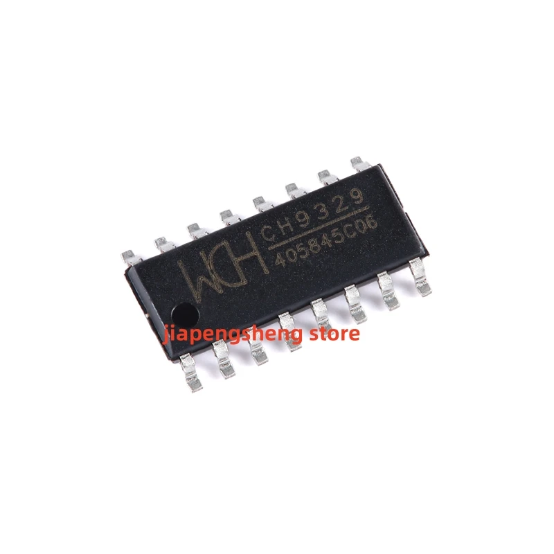 2PCS оригинальный последовательный порт CH9329 SOP-16 для стандартной клавиатуры и чипа мыши USB-устройства HID