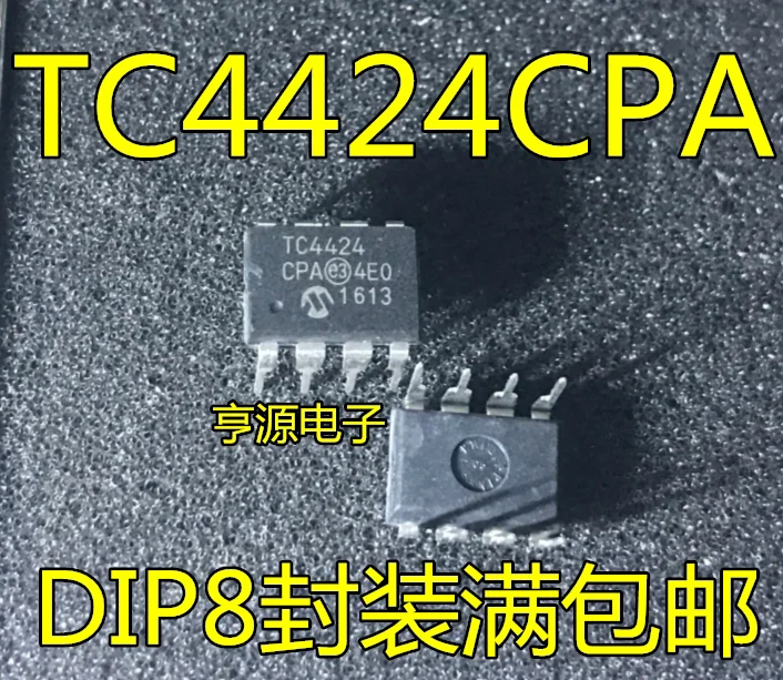5 / PCS TC4424 TC4424CPA DIP8 МОП-транзистор чип драйвера питания Новый бесплатная доставка Изображение 0 