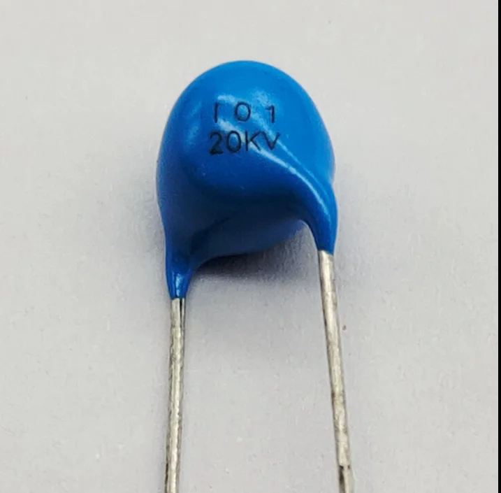 50 шт. Высокочастотный синий керамический чип-конденсатор 20 кВ 101K 100 пФ высоковольтный источник питания керамический диэлектрический конденсатор