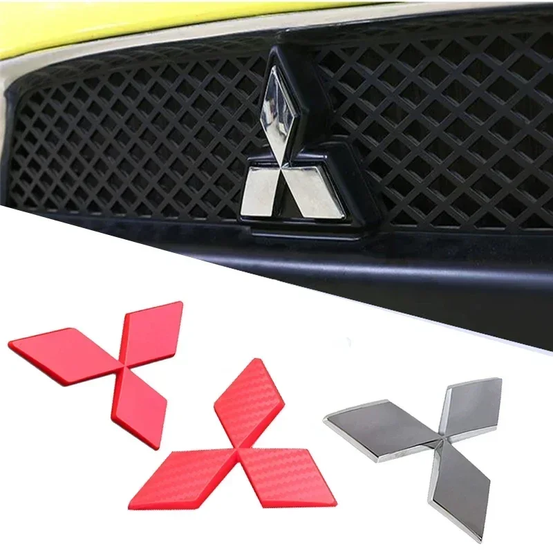 ABS Авто Стайлинг Передняя решетка Эмблема Наклейка Для EVO Lancer EX Значок Внешнее украшение Логотип Аксессуары для переоснащения