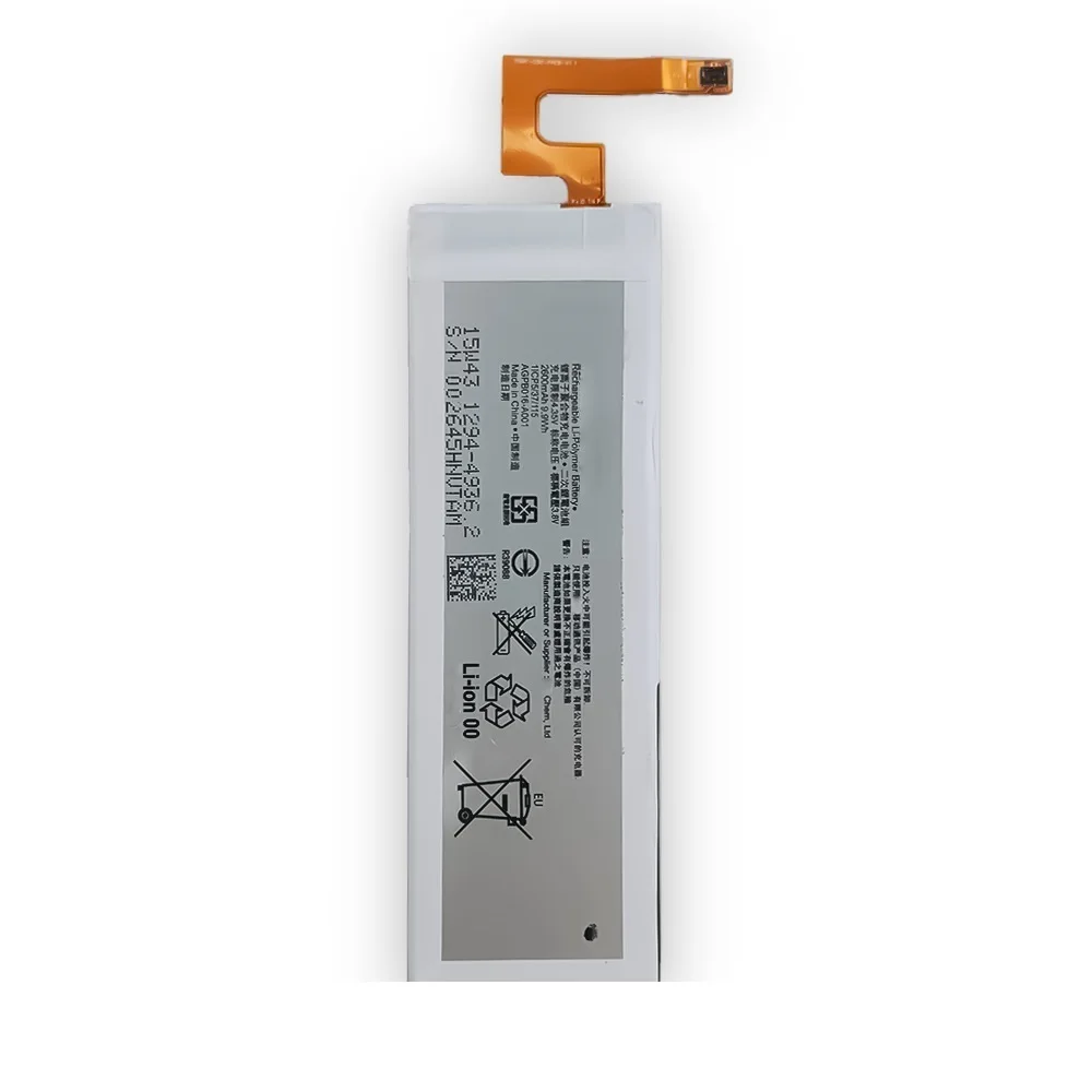AGPB016-A001 Сменный аккумулятор для Sony Xperia M5 E5603 E5606 E5653 E5643 E5663 E5663 E5603 E5606 2600 мАч Bateria+Free Tools Изображение 1 