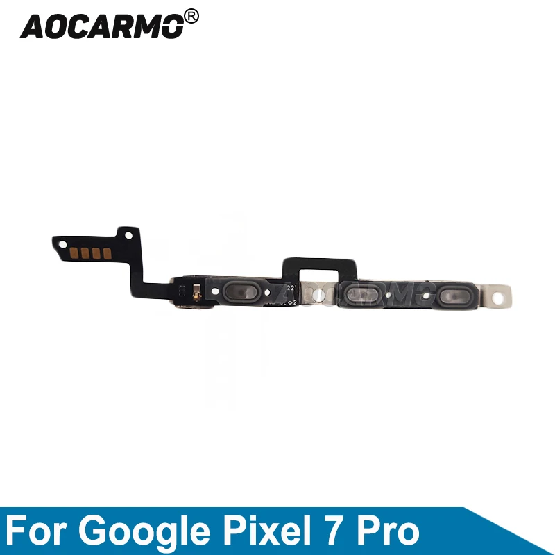 Aocarmo Для Google Pixel 7 Pro 7Pro Кнопки включения / выключения питания Боковые клавиши Гибкий кабель Ремонт Запасные части