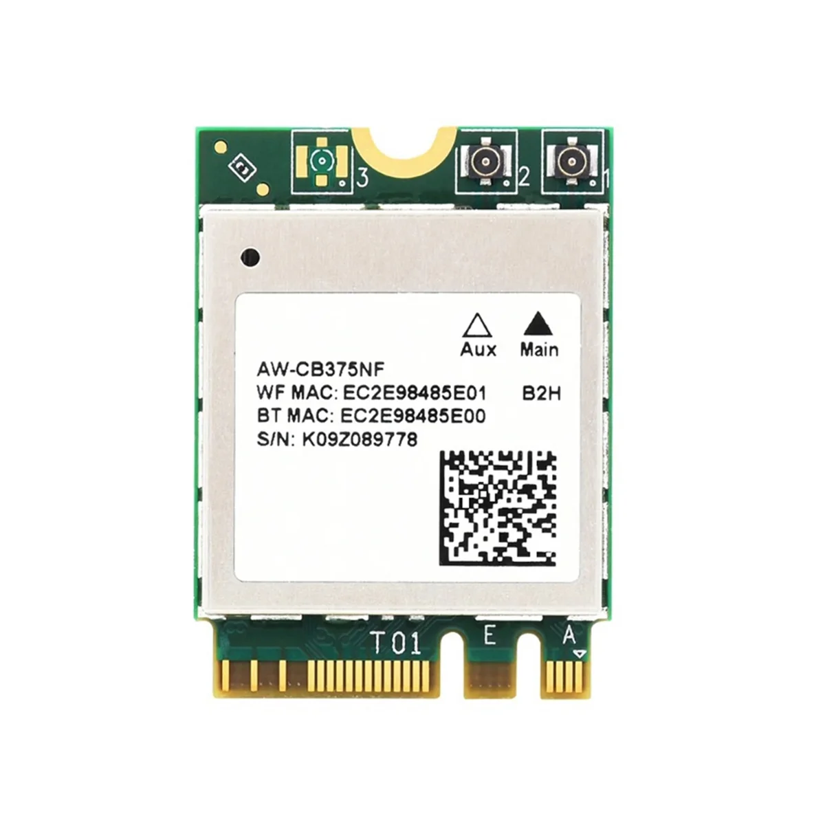 AW-CB375NF двухдиапазонная беспроводная сетевая карта, двухдиапазонная карта WiFi 2,4 Гбит/с 5 ГГц, ядро RTL8822CE CG, Bluetooth5.0, поддержка BLE NX