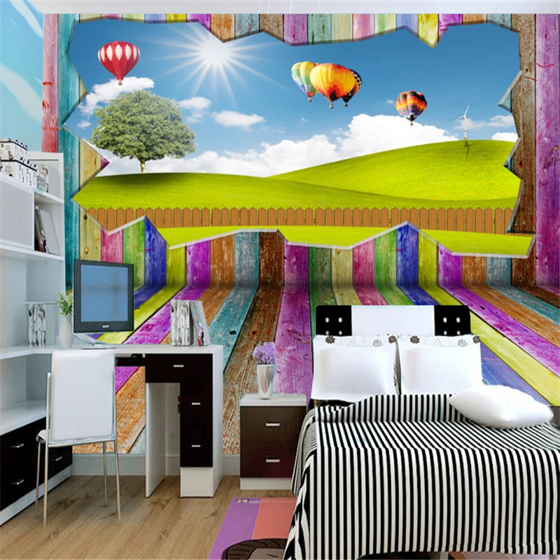 beibehang Большие обои papel de parede 3d Мультяшные фотообои гостиная спальня детская комната фон обои