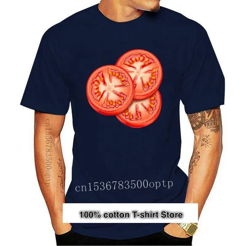 Camiseta negra I'M Tomato sandwichera con ingredientes, S-3Xl, talla de EE. УУ. Em1, Tops de cuello redondo, 2021