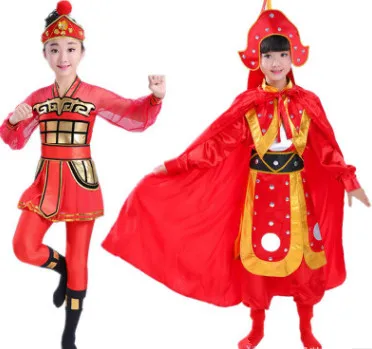 Mu Guiying hua mulan костюм для детей солдат косплей воин косплей для женщин китайская древняя династия одежда новый год
