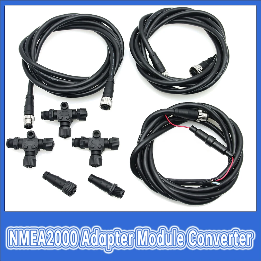 NMEA2000 Модуль адаптера Преобразователь Разъем 0,5-4М Переходные кабели Многофункциональный преобразователь 3/6 портов Автомобильные аксессуары
