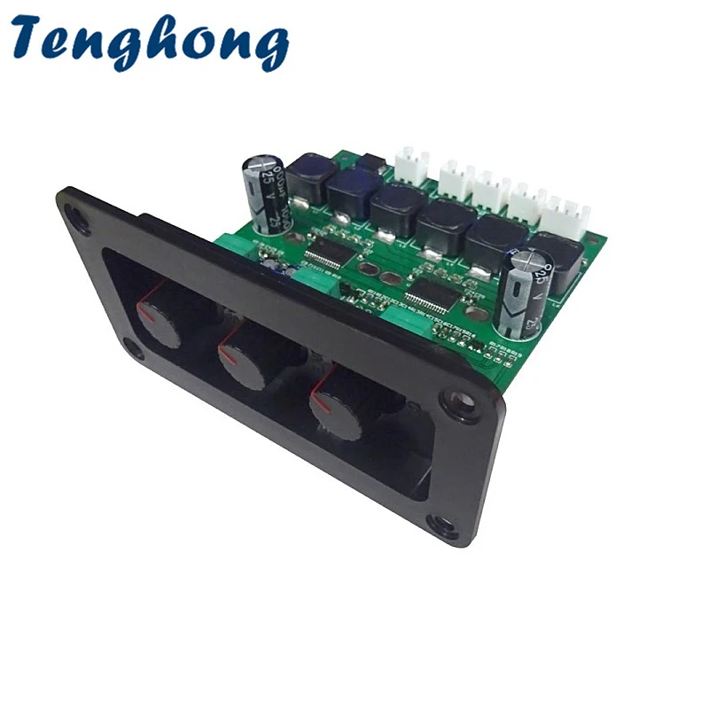 Tenghong TPA3118DD2 сабвуфер Цифровая плата усилителя мощности 30 Вт x 2 + 60 Вт 2.1 TPA3118D Усилители звука Аудио плата DIY с панелью