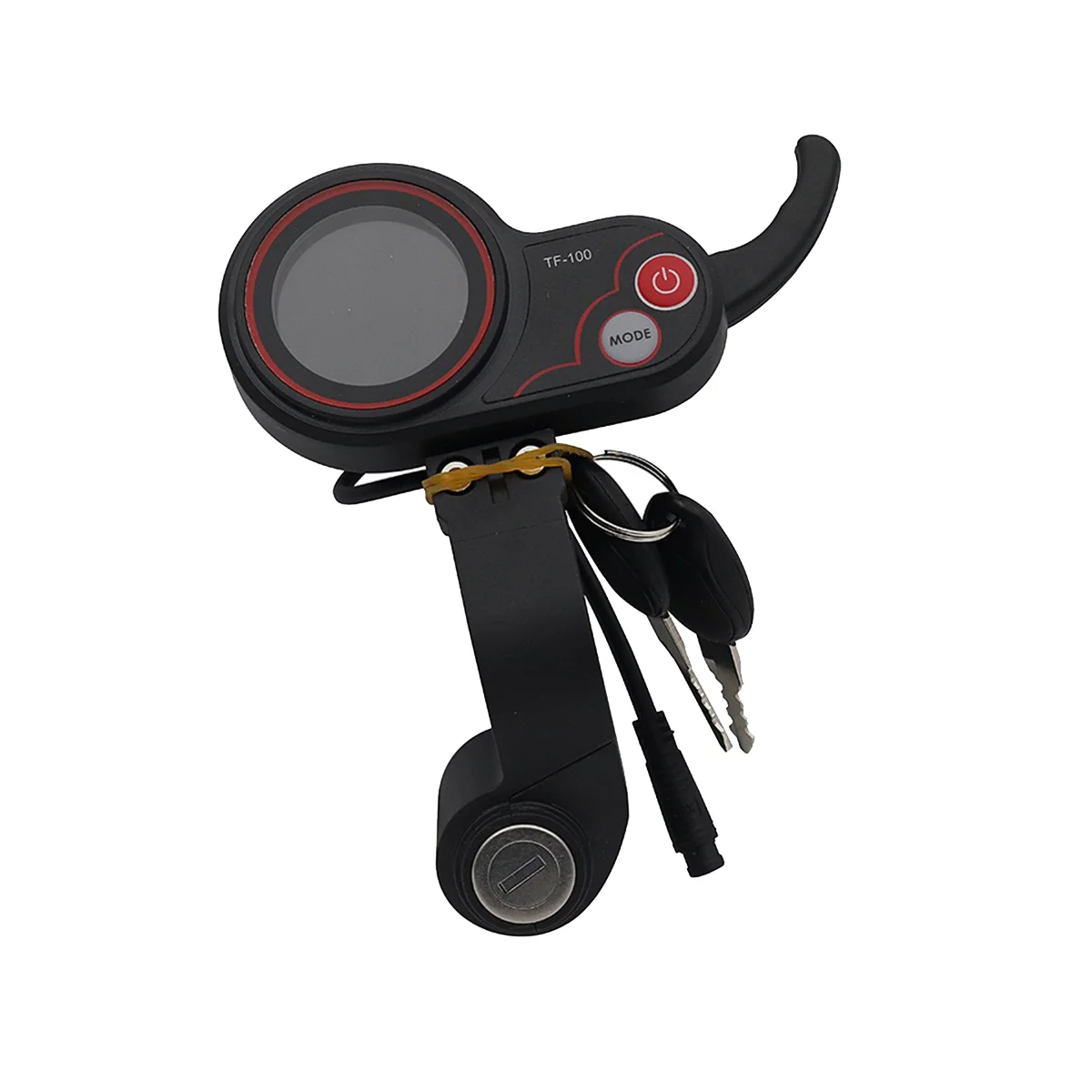 TF-100 ЖК-дисплей Счетчик дроссельной заслонки Приборная панель 6-контактный переключатель с электрическим ключом дверного замка для электрического скутера KUGOO M4