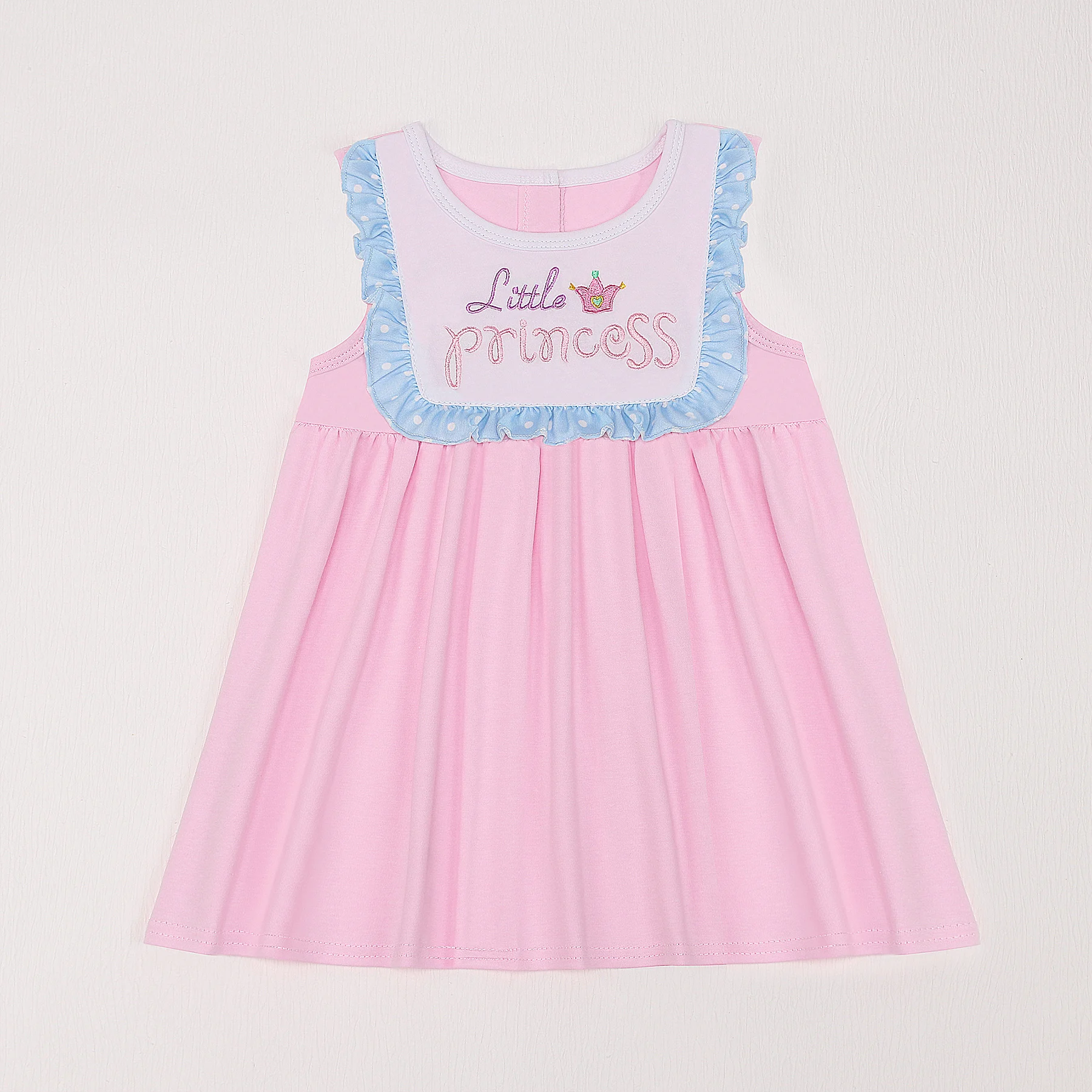Toddler Повседневная одежда Bluey Lace Pettiskirt Одежда для девочек Платье с вышивкой принцессы 1-8T Рукав Рубашка Наряд Боди Юбка