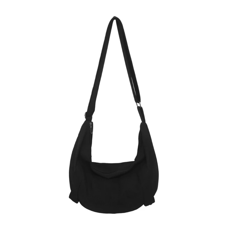 Y166 Стильная сумка через плечо Холщовые сумки через плечо Компактная повседневная сумочка для женщин