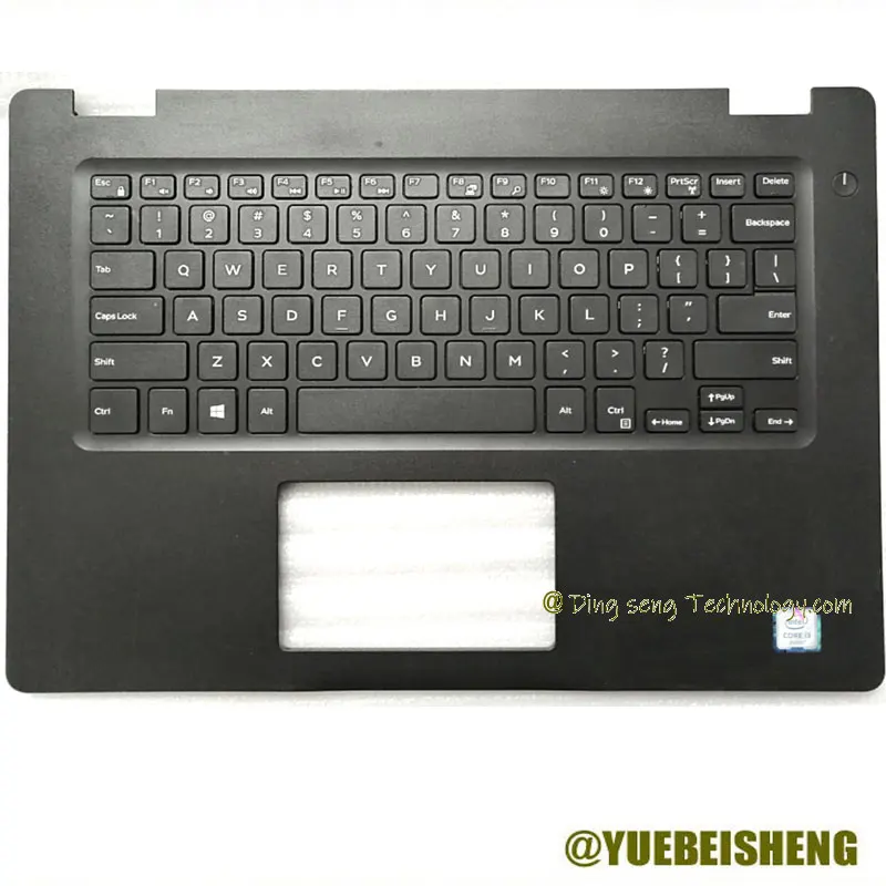 YUEBEISHENG Новый/org для Dell Latitude E3490 подставка для рук Клавиатура США Верхняя крышка 0P8YTM