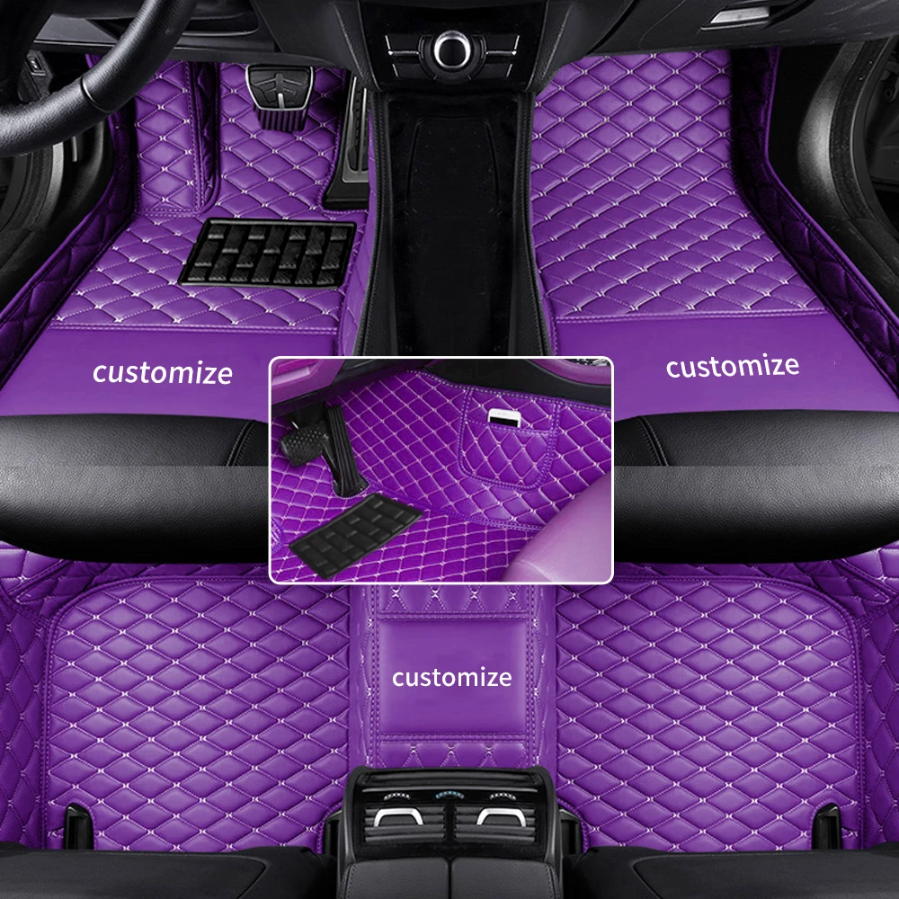 Автомобильные коврики Полный комплект
 Для Audi TT 4seat 2008-2014 Пользовательские коврики для автомобиля с карманами Аксессуары для интерьера Автоковрики