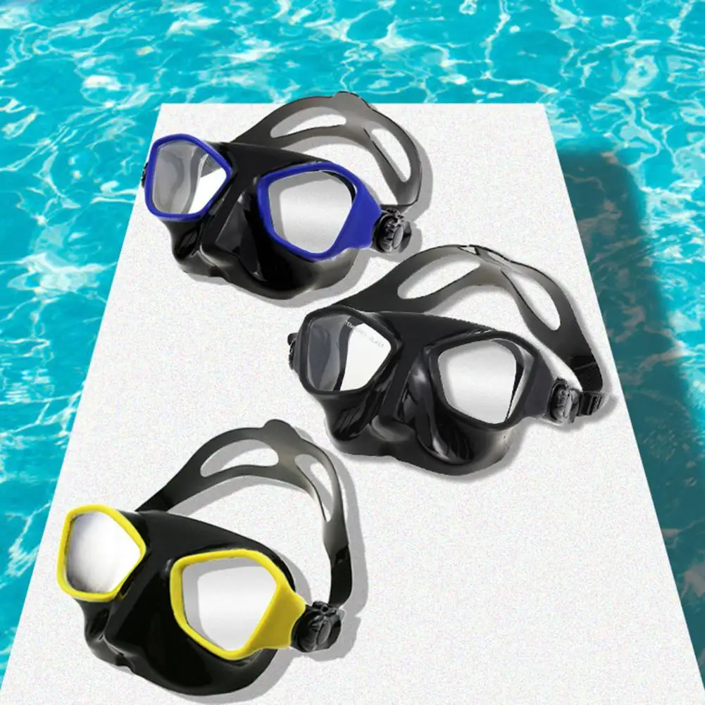  Безопасные износостойкие противоударные очки для дайвинга Антизапотевающие Водонепроницаемые силиконовые очки для дайвинга Очки для водных видов спорта Очки для плавания Изображение 4 