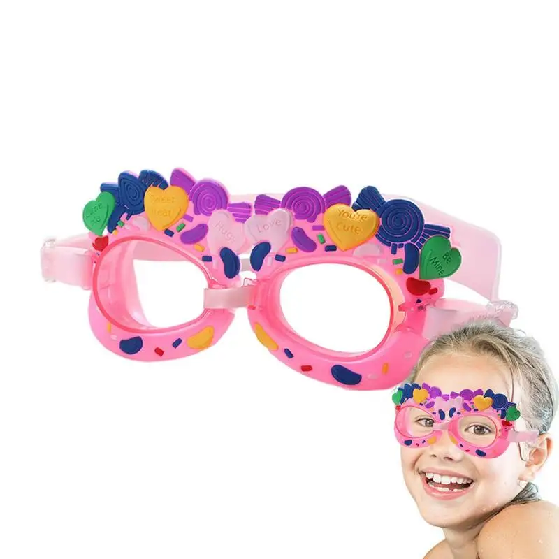 Водонепроницаемые очки для плавания для детей и девочек Мультфильм Профессиональные очки для плавания с берушами Противотуманные принадлежности для обучения плаванию