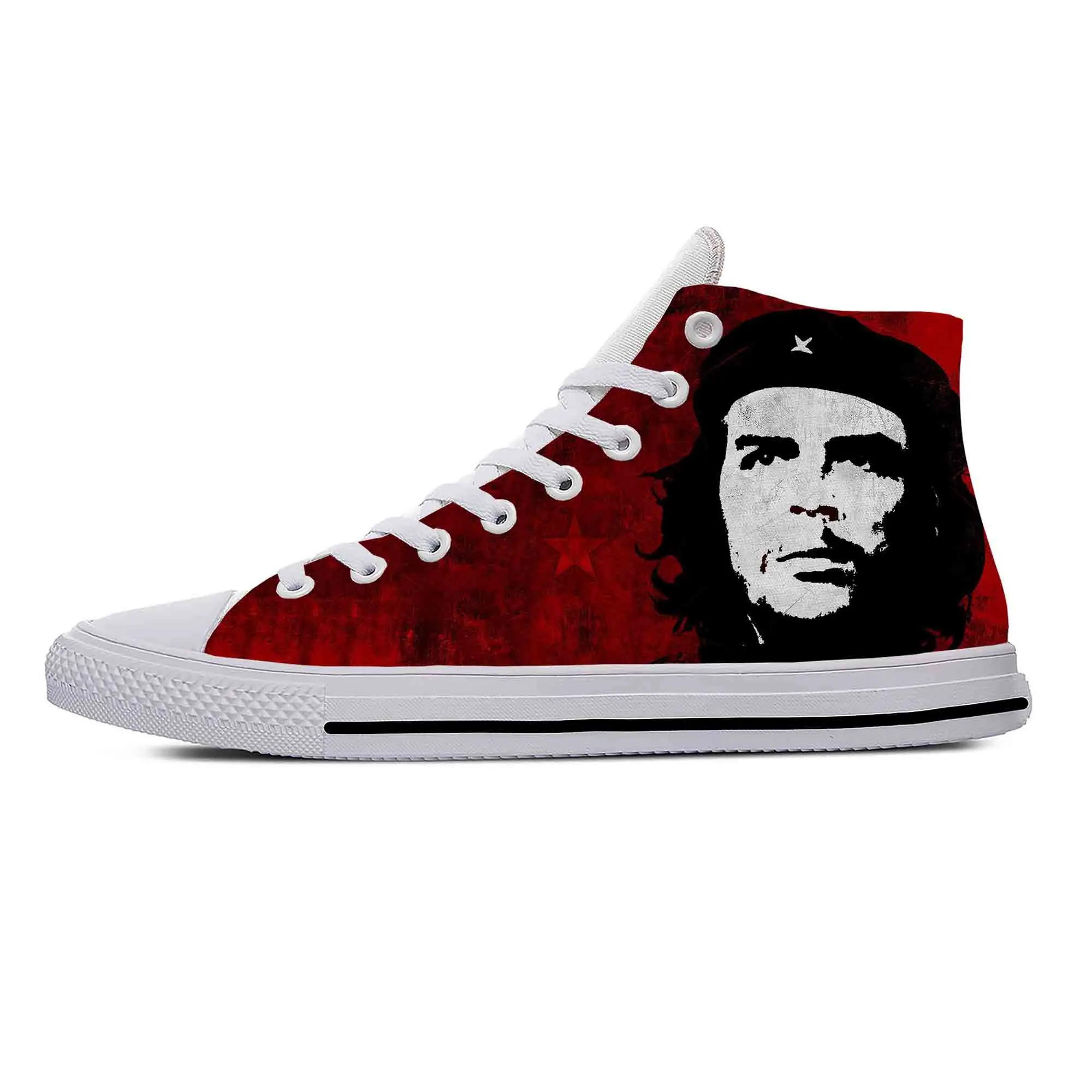 Горячая прохлада Че Гевара Коммунизм Социализм Куба Кубинская повседневная обувь Высокий верх Легкие мужские женские кроссовки Классическая обувь