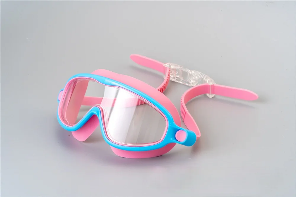 Детские противотуманные очки для плавания с большой рамой Детские очки для плавания Изображение 2 