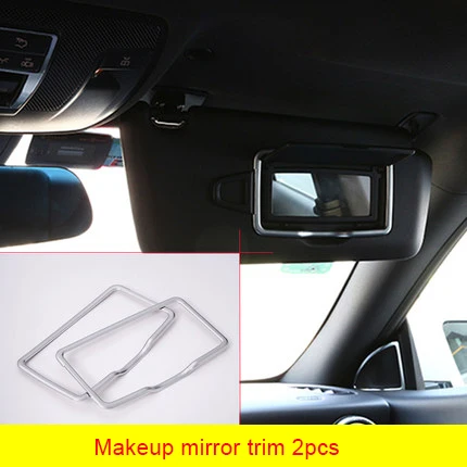 Для Mercedes Benz CLA200 gla220 GLA260 хромированная отделка зеркала для макияжа 2шт