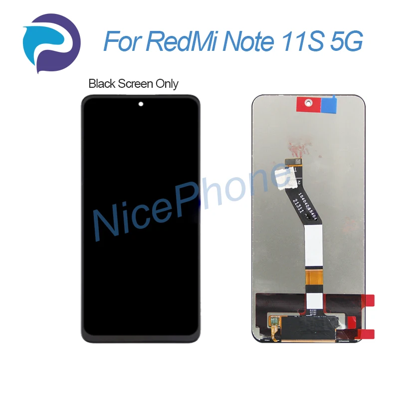 Для RedMi Note 11S 5G ЖК-дисплей Замена дигитайзера с сенсорным экраном 6,6 дюйма 22031116BG Для RedMi Note 11S 5G Дисплей ЖК-дисплей Изображение 1 