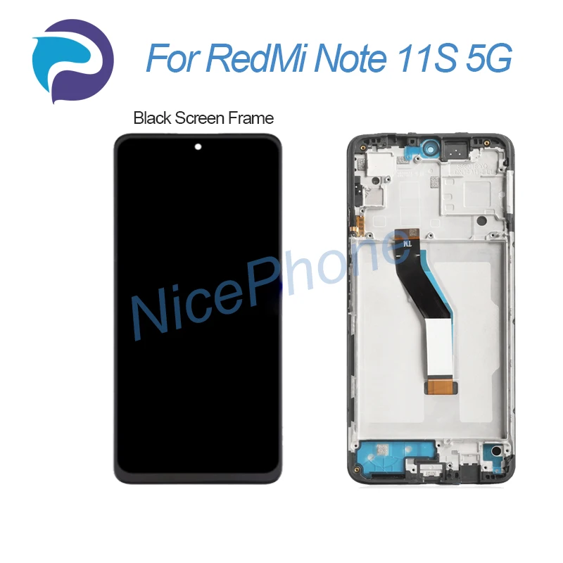 Для RedMi Note 11S 5G ЖК-дисплей Замена дигитайзера с сенсорным экраном 6,6 дюйма 22031116BG Для RedMi Note 11S 5G Дисплей ЖК-дисплей Изображение 2 