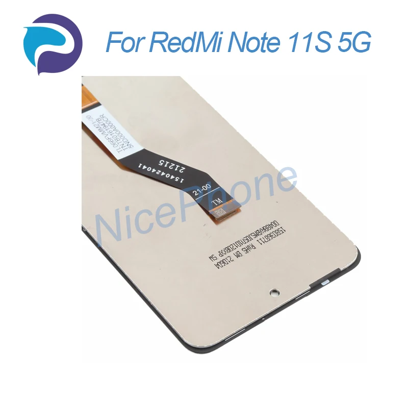 Для RedMi Note 11S 5G ЖК-дисплей Замена дигитайзера с сенсорным экраном 6,6 дюйма 22031116BG Для RedMi Note 11S 5G Дисплей ЖК-дисплей Изображение 5 