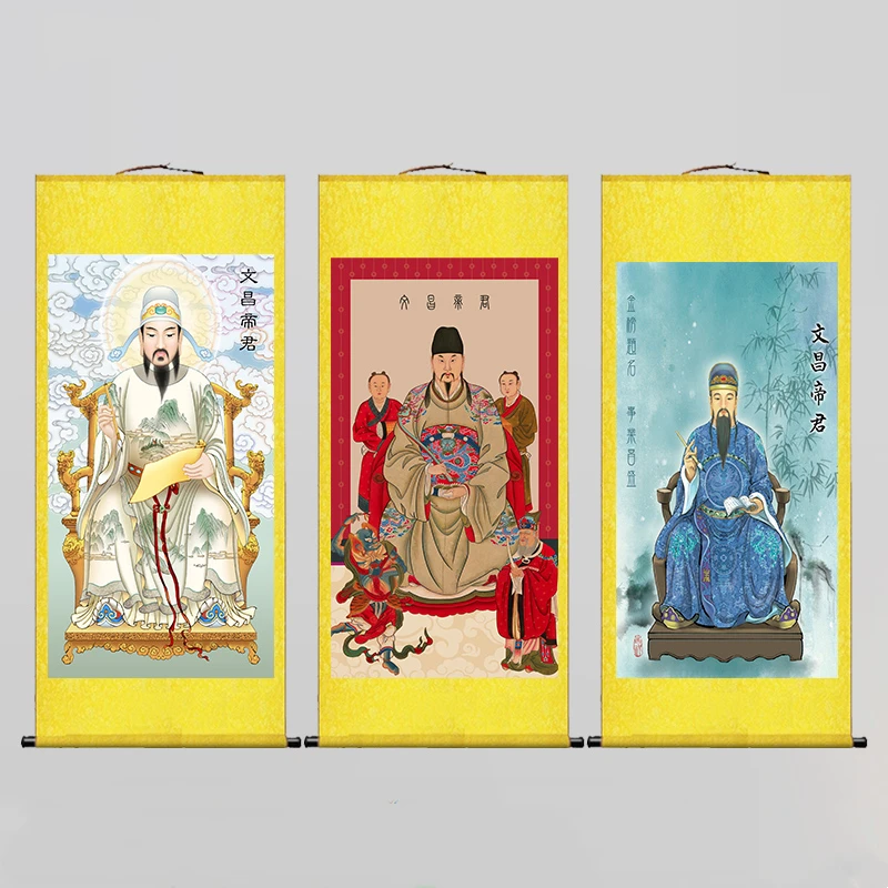 Император Вэньчан, портрет Синцзюнь висит картина, звезда Вэньцюй, гостиная, кабинет, украшение коридора, свиток живописи