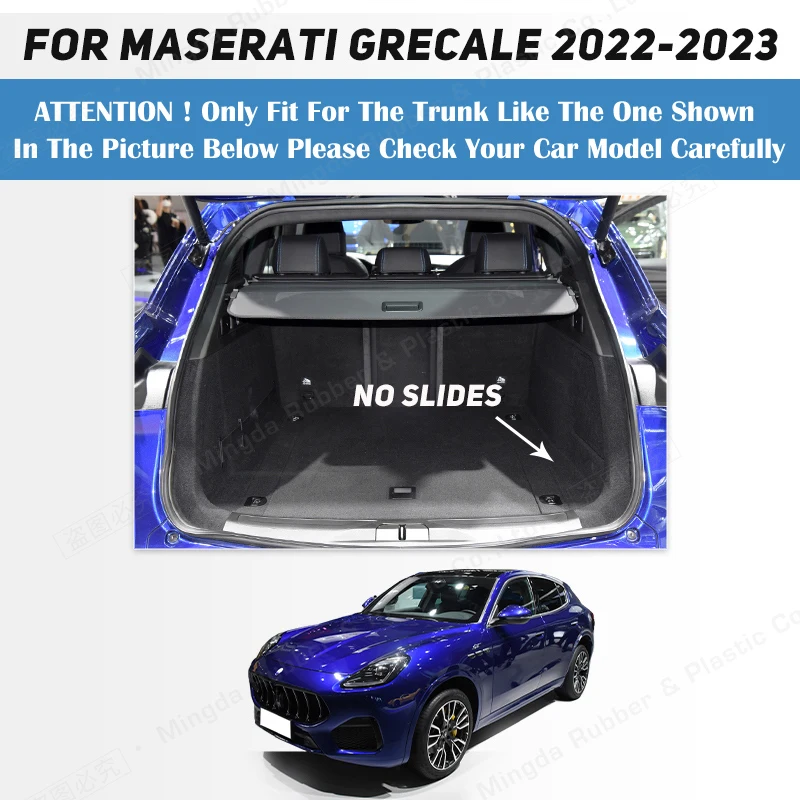 коврик багажника автомобиля для Maserati Grecale 2022 2023 Пользовательские автомобильные аксессуары Украшение интерьера автомобиля Изображение 1 