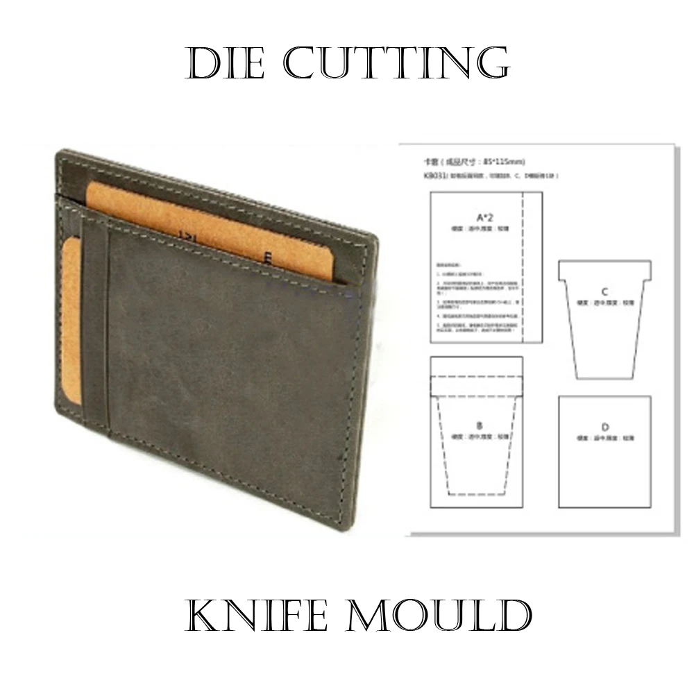 кожаный резак держатель для карт кошелек чехол для высечки нож пресс-форма ручной перфоратор набор инструментов кожаные дыроколы deri el aletleri