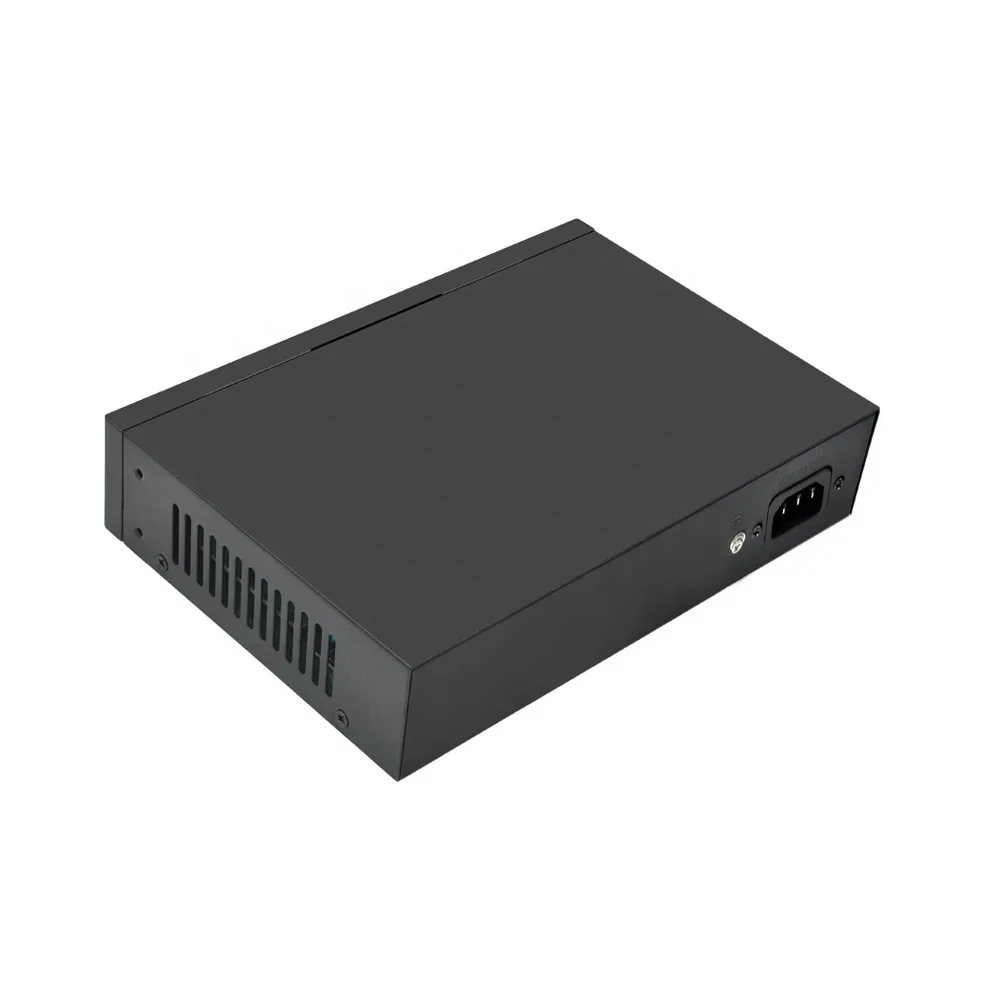 Коммутатор PoE Гигабитный 8-портовый + 2 восходящих канала + 2 коммутатора SFP AI POE с цифровым ламповым дисплеем для IP-камеры Изображение 4 