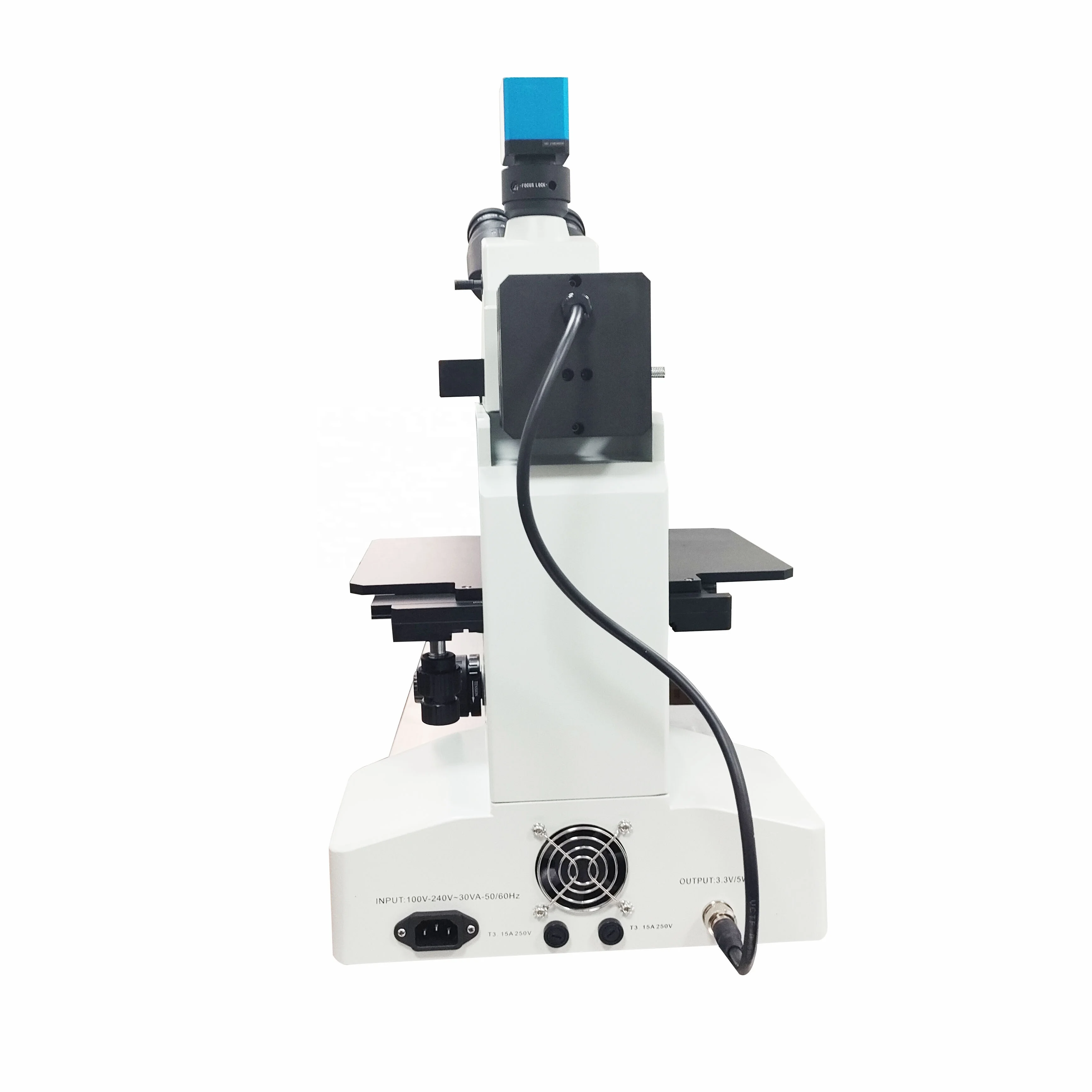  Лучшая цена Двухголовое оборудование вверх и вниз Регулируемый вертикальный Bd Dic Полуапо-поляризационный металлургический микроскоп