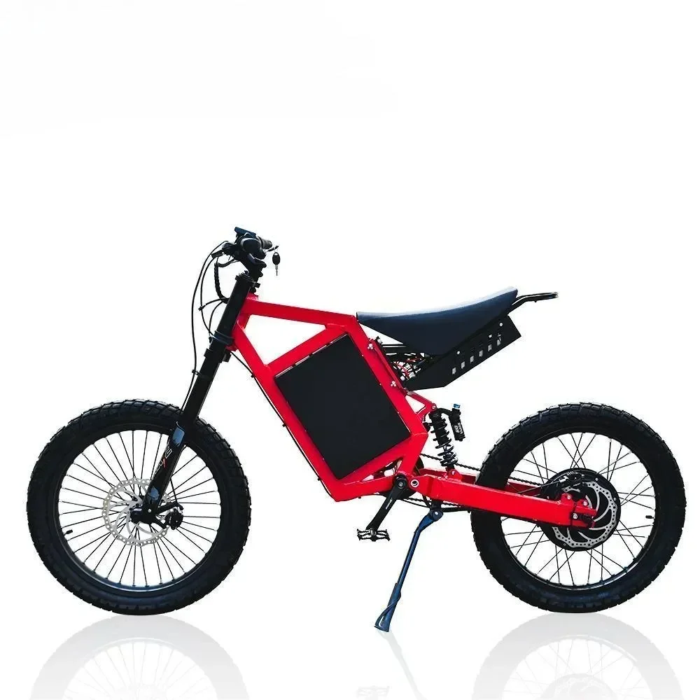 (НОВАЯ СКИДКА) Hezzo 72V 5000 Вт Электрический мотоцикл для бездорожья Мощный стелс-бомбардировщик Ebike 30 Ач Mini Offroad E-dirtbike