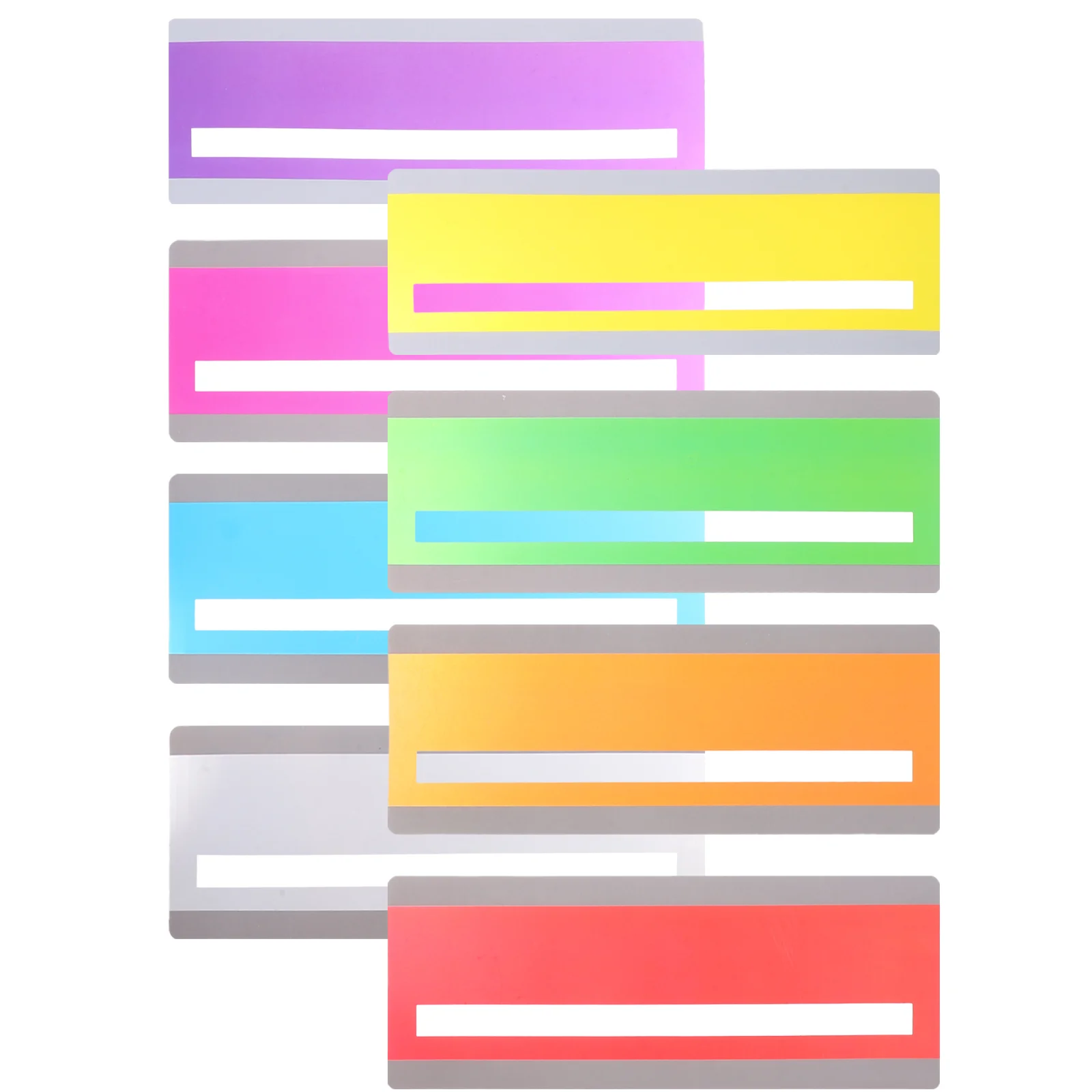Полосы для управляемого чтения Выделите цветные наложения Красочные закладки Обучение студентов Руководство по чтению масштабной линейки