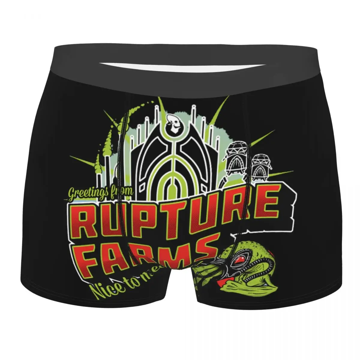 Привет от Rupture Farms Мужские боксерские трусы Трусы OddWorld Game Высокодышащие Высокое качество Сексуальные шорты Подарочная идея