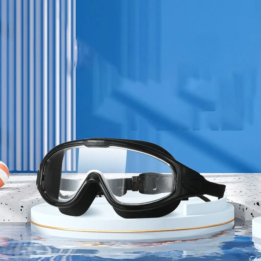  Регулируемый Мода Плоский Свет Анти-Туман Большая Рама Силиконовые Очки Для Плавания Очки Для Дайвинга Очки Для Плавания Очки Для Плавания