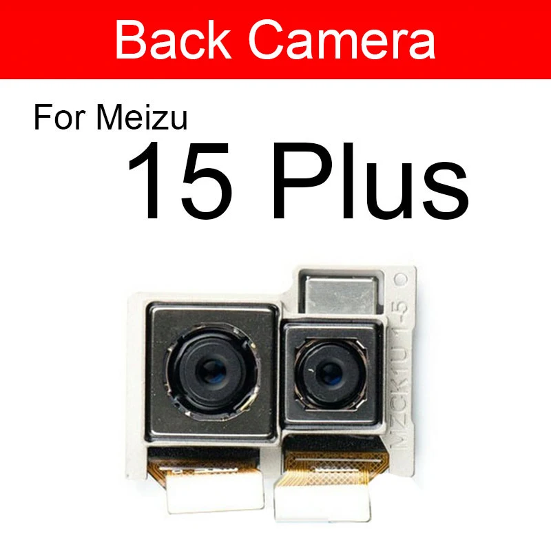 шрифт и задняя основная камера для Meizu 15 Plus 15plus 15+ M891H Маленькая и большая задняя камера Запасные части гибкой кабельной ленты Изображение 1 